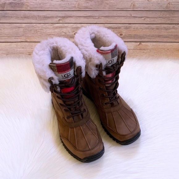 UGG Adirondack Boot II Plaid Waterproof Boots - Picture 4 of 10